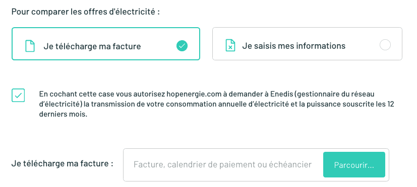 comparatif des offres d'électricité : les prix les moins chers