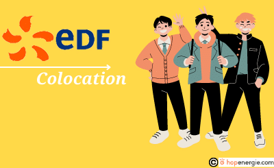 contrat edf colocation