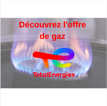 Prix des offres de gaz naturel Total Energies à prix indexé 