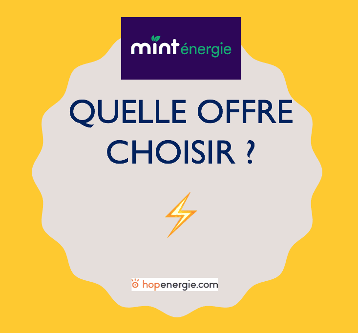 Choisir l'offre d'électricité Online & Green Mint Energie - Offre la moins chère du marché