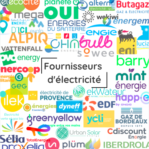 Liste des fournisseurs électricité 2021 en France